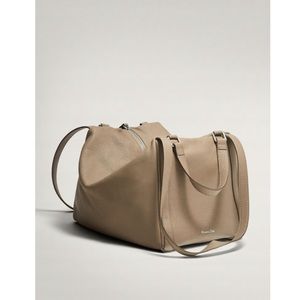 Massimo Dutti LEATHER BOX BAG